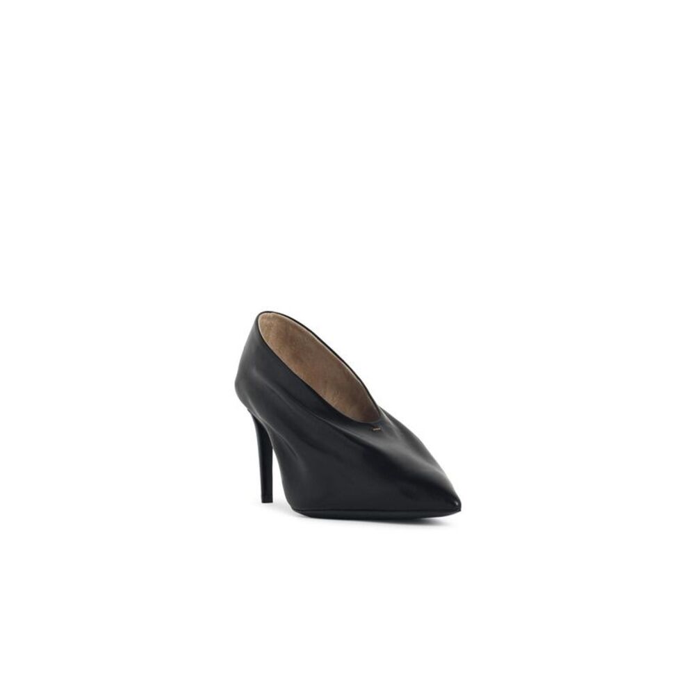 Khaite 'Miriam 85' Black Leather Pumps Women - Picture 2 of 3